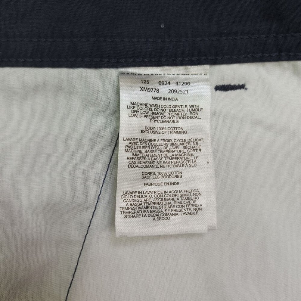 Columbia Mens Archer Mountain Shorts 34W 10L Navy Cotton Lightweight - Picture 6 of 9